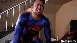Superman Dante Colle Dominates Bad Guy Michael Delray&excl; Cosplay   Chastity&excl;