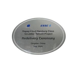 [Hot Item] Custom Metallic Brand Sticker Stainless Steel Etching Nameplate Metal Logo Label