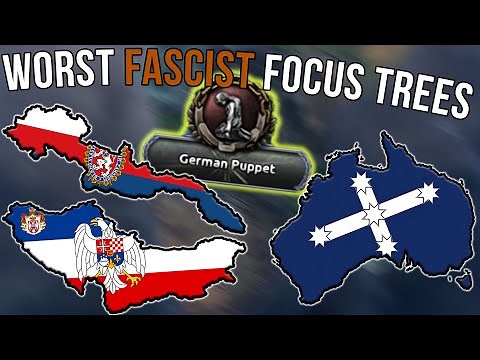 Worst Fascist Focus Trees in Hoi4 |Czechoslovakia, Australia, Yugoslavia|
