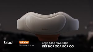 💆‍♀️ Đau mỏi vai gáy? Đã có Breo N6 Mini – Chuyên gia thư giãn cổ vai gáy trong tầm tay Với công nghệ nhiệt hồng ngoại “Moxibustion Carbon” hoàn toàn mới, ứng dụng liệu pháp chườm nóng truyền thống, kết hợp massage mô phỏng đôi tay thật, N6 Mini giúp thư giãn đôi vai căng cứng, xoa dịu cơn đau và xua tan mệt mỏi tức thì. 🌿 Cảm nhận thư giãn như spa tại nhà! #BreoVietnam #Maymassage | Breo Vietnam
