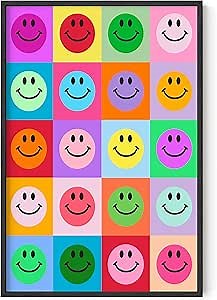 HAUS AND HUES Y2k Posters & Indie Poster – Kid Core Aesthetic Room Decor Posters for Room Aesthetic Trippy Pictures Y2k Room Decor Aesthetic Photos for Wall Prints Aesthetic UNFRAMED 24x36