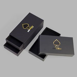 [Hot Item] Free Customized Transparent Jewelry Box Storage Necklace Ring Luxury Paper Drawer Box PE 3D Film Suspension Packaging Box