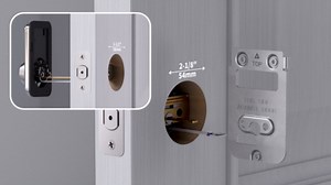 TEEHO Fingerprint Keypad Deadbolt Lock with Wireless Doorbell - Digital Keyless Entry Door Lock with Electronic keypad - Secure Code Access, 38 Chimes