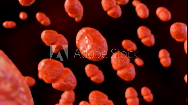 3d animation of Vancomycin-resistant Enterococcus (VRE) Enterococcus faecalis is a type of bacteria that is resistant to vancomycin