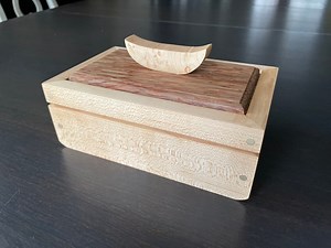 Exotic Wood Keepsake Box: Red Plum & Maple Jewelry Box - Etsy Canada