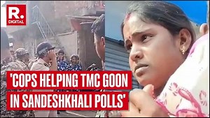 1.4K views | West Bengal Police Helping TMC Goons Capture Booths, Claims BJP Candidate Rekha Patra | Sandeshkhali Full Video: https://youtu.be/ccp_yaPMz1M . . . #RekhaPatra #sandeshkhali #loksabhaelection2024 #bengal #westbengal #tmc #tmcvsbjp #BreakingNews #RepublicTV #RepublicTVLive | Republic | Facebook