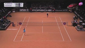 Unbelievable shot from Kristina Mladenovic! 😱 | WTA
