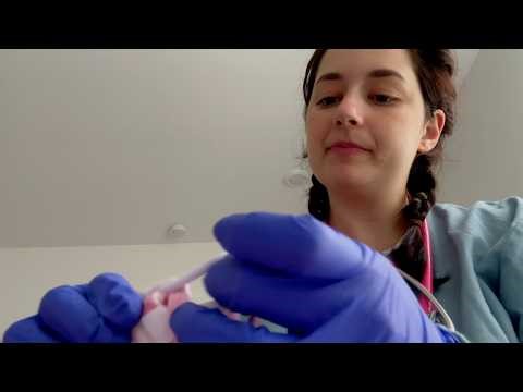 ASMR| Seeing the Gynecologist-Full Breast Exam, How To Do a Self Breast Exam! (Soft Spoken)