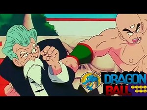 Tenshinhan vs Jackie Chun/Dragon ball clássico