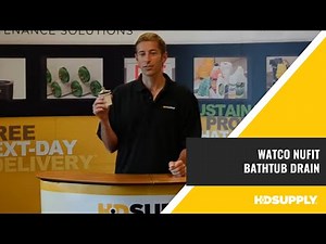 Watco Nufit Bathtub Drain | HD Supply