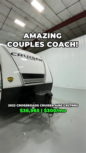 So much room for the two of you! ☺️(and even a furry friend 🐶🐱) #rving #rvtour #rvlife #rv #rving #rvliving | Fun Town RV