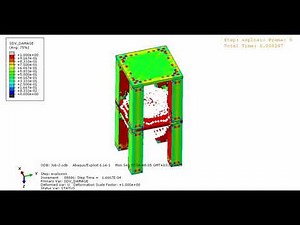 Reinforced Concrete Structure SPH Blast Analysis in ABAQUS