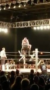 7.6K views · 108 reactions | Rickey Shane Page blood sprayed not only all over the ring but all over the ones ring side in match with Jimmy Havoc #ProgressWrestling Saturday night. he was back wrestling next day | Pwguru | Facebook