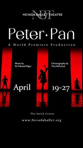 Don’t miss Peter Pan, April 19–27 at The Smith Center! Tickets start at $41.35 (including all fees), reserve your adventure to Neverland today! | Nevada Ballet | Facebook