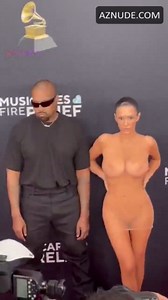 Bianca Censori Butt, Breasts Scene in Bianca Censori The Grammy Awards 2025