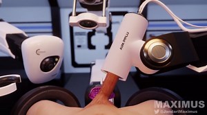 Cock milked by unfeeling AI robot POV Episode 1