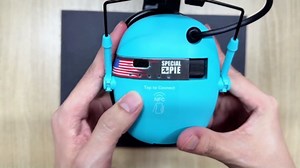 Bluetooth Shooting Earmuffs - 30dB NRR Electronic Hearing Protection - Sound Amplification - Rechargeable Battery