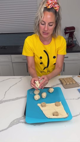 These cookie ball crescents are the easiest dessert you'll ever make