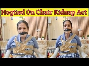 Chloroform Act Chair Hogtied Kidnapping Act Challenge With Duct Tape
