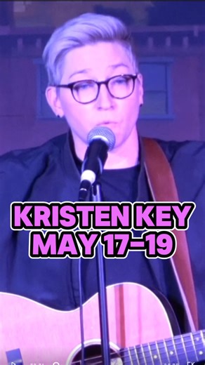 @thekristinkey May 17-19 The key to life is laughing so get a 🎟️ and laugh #with Kristen Key! #denverimprov #lgbtq #lesbians #standupcomedy | Denver Improv Comedy Club & Dinner Theater