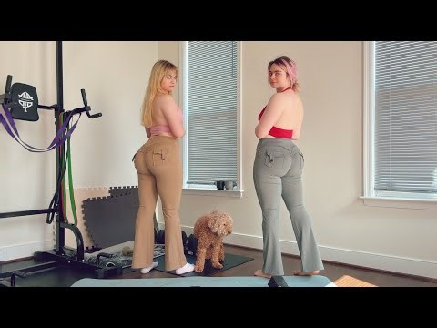 Twin Yoga Pants Try-On Haul | Stretch, Curves & Comfort Test!