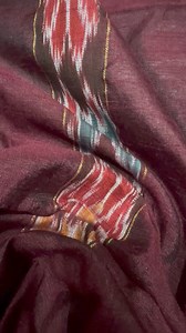 *NEw design* *raw silk both side temple vidarbha pettrn border and body ikkat strip with ikkat pallu or contrast blouse,😍* 👉 pure silk 💯 👉silkmark certified 👉Quality guarantee 👉chhattisgarh hand weaving 👉 *price 3099 $ only*😍 | DivineCollections