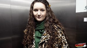 GERMAN SCOUT - Big natural saggy Tits Teen Alisa Horakova with Hairy Pussy at Casting Fuck