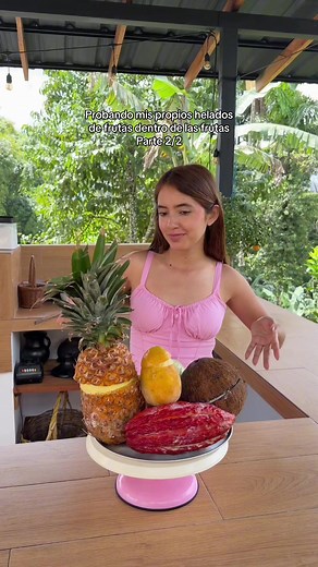 Helados dentro de frutas: cómo hacerlos y probarlos (Parte 2)