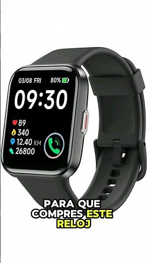 El Mejor RELOJ INTELIGENTE Compatible con IPHONE y ANDROID 😍 #smartwatch #iphone #android