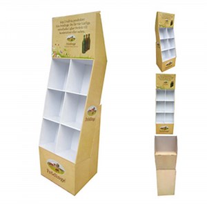 [Hot Item] Corrugated Cardboard Display Stand for Store, Advertising Paper Shelves Display Racks