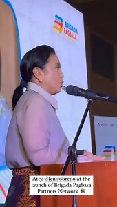Earlier today: Atty. Leni Robredo at the launch of Brigada Pagbasa Partners Network 📚 #BrigadaPagbasa #AngatBuhay 📷IG: Leni Robredo | The Robredos