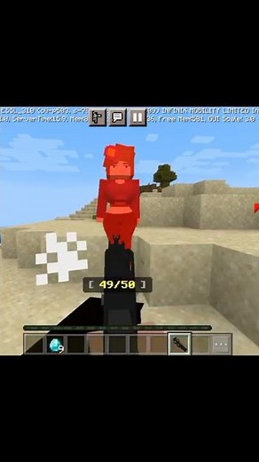 gw cobain mod jenny di Minecraft😱😱 no sensor