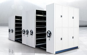 Archives Storage High Density Compact Shelf System Mobile Archive Shelving