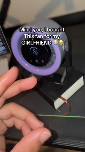 Idk yall…. I feel like this fan is too powerful for a girl. #fyp #fan #portable #tiktokshop