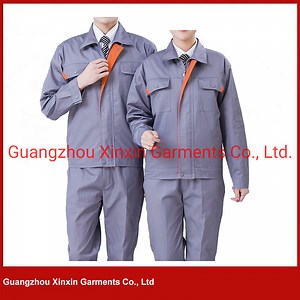 [Hot Item] Long-Sleeve Working Clothes Workwear for Men Workshop Work Uniforms (W683)