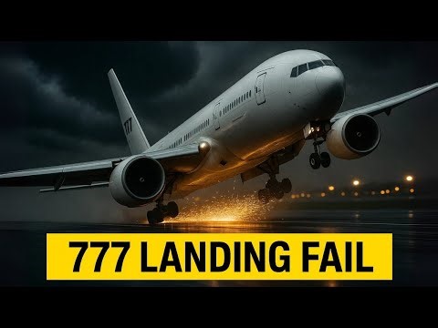 777 Landing Goes Wrong: When Pilots Fight to Save the Plane