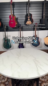 unbox the Lindo Sahara Electro Acoustic Travel Guitar with me ✈️ #lindoguitars #guitar #guitarist #guitarra #unboxing #guitartok #dailyguitar #travel #travelguitar #electroacoustic #sahara | Lindo Guitars | Facebook
