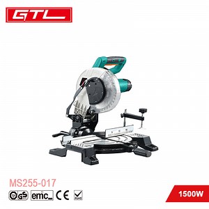 [Hot Item] 1500W 255mm Power Tool Compound Mitre Cut Saw Aluminum Wood Cutting Machine Sliding Electric Miter Saw MS255-017