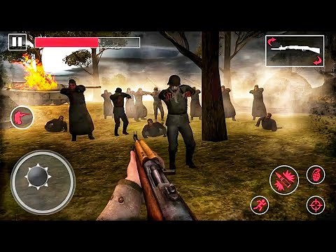 World War 2 Zombie Survival WW2 Fps Shooting Game _ Android Gameplay
