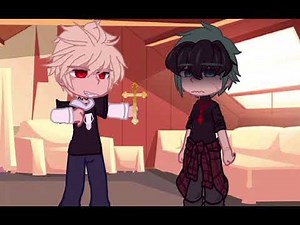 "Demon begone" || Demon/Angel au || bnha ||