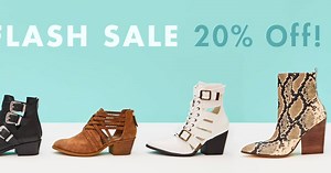 ⚡ FLASH SALE ⚡Get 20% off almost everything an EXTRA 10% off boots & booties! Exclusions apply. See link for details. bit.ly/2Ecl4yP | DSW Designer Shoe Warehouse