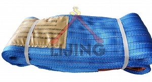 [Hot Item] 200mm 8t Cheap Price Custom Strap Webbing Sling Circular Lifting Webbing Rope with Flat Eyes Sf 6: 1