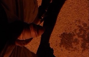 storm of farts under street lamp in the night