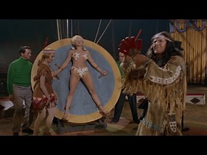Circus of horrors 1960 The Wheel of Death Knife Throwing scene 4K HDR
