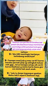 10K views · 86 reactions | Terugkap Fakta Baru Dalam Isi Gug4tan Cerai Daehoon Dan Jule  "kenapa awal Jule g mau cerai? karna mereka pernah janji yg selingkuh keluar rmh...terus kenapa setuju utk cer4i karna Daehoon gak minta harta Gono gini cm minta hak asuh anak" #Jule #Daehoon | Ima Pohan | Facebook
