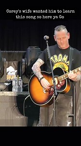 Corey Taylor "Everlong " Foo Fighters cover and his wife wanted him to learn this song #coreytaylor #everlong #foofighters #metal #rock #greatmusicians #live | Shannon Graham