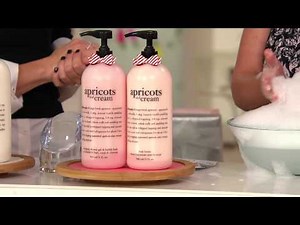 philosophy super-size cream favorites shower gel & body lotion with Lisa Robertson