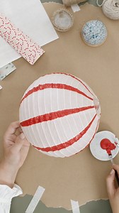 12 reactions | DIY // Hot air balloon of rice paper lantern // “A...