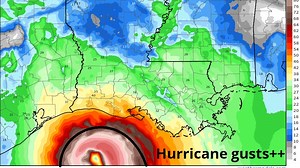 Track flooding in Alexandria area as Hurricane Laura approaches landfall