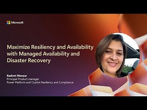 Maximize resiliency with Managed Availability and Disaster Recovery